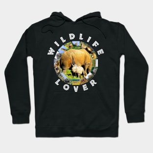 Wildlife Lover Rhino Calf Hoodie